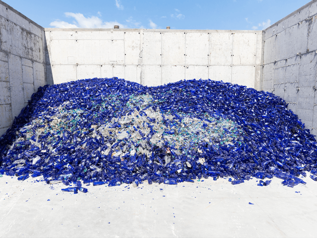 Glass industry batch house silos and storage