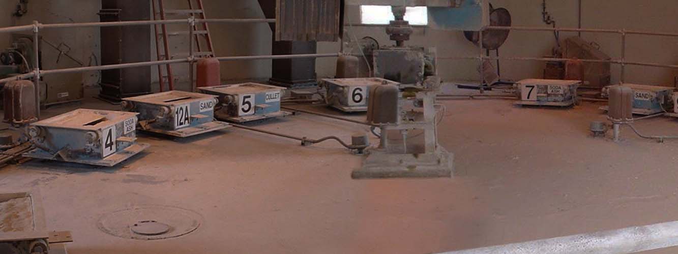 Industrial glass facility service work