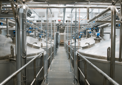 Food processing interior