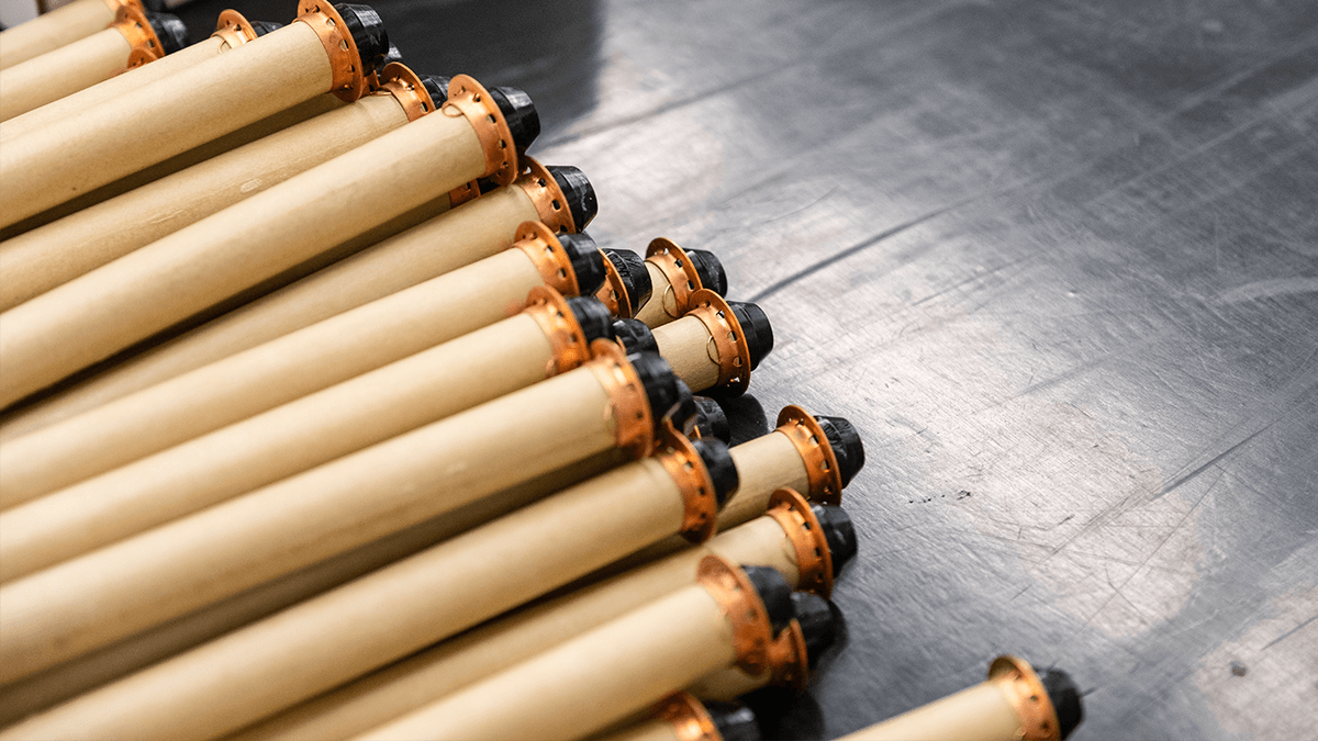 Multiple Safe-T-Shot&reg; devices staged for a large-scale industrial cleanout operation